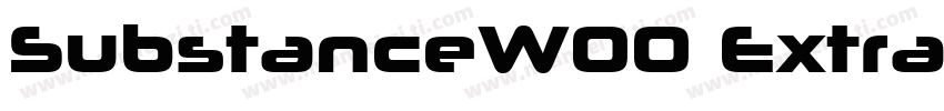 SubstanceW00 ExtraBold字体转换